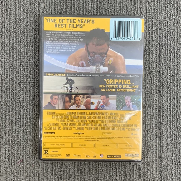 The Program (DVD, 2016) Studio Canal Momentum New Sealed - Picture 5 of 9